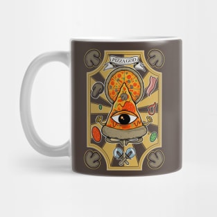 PIZZA GOD Mug